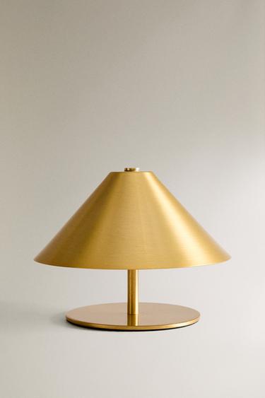 Zara CORDLESS IRON TABLE LAMP - Gold - Image 0