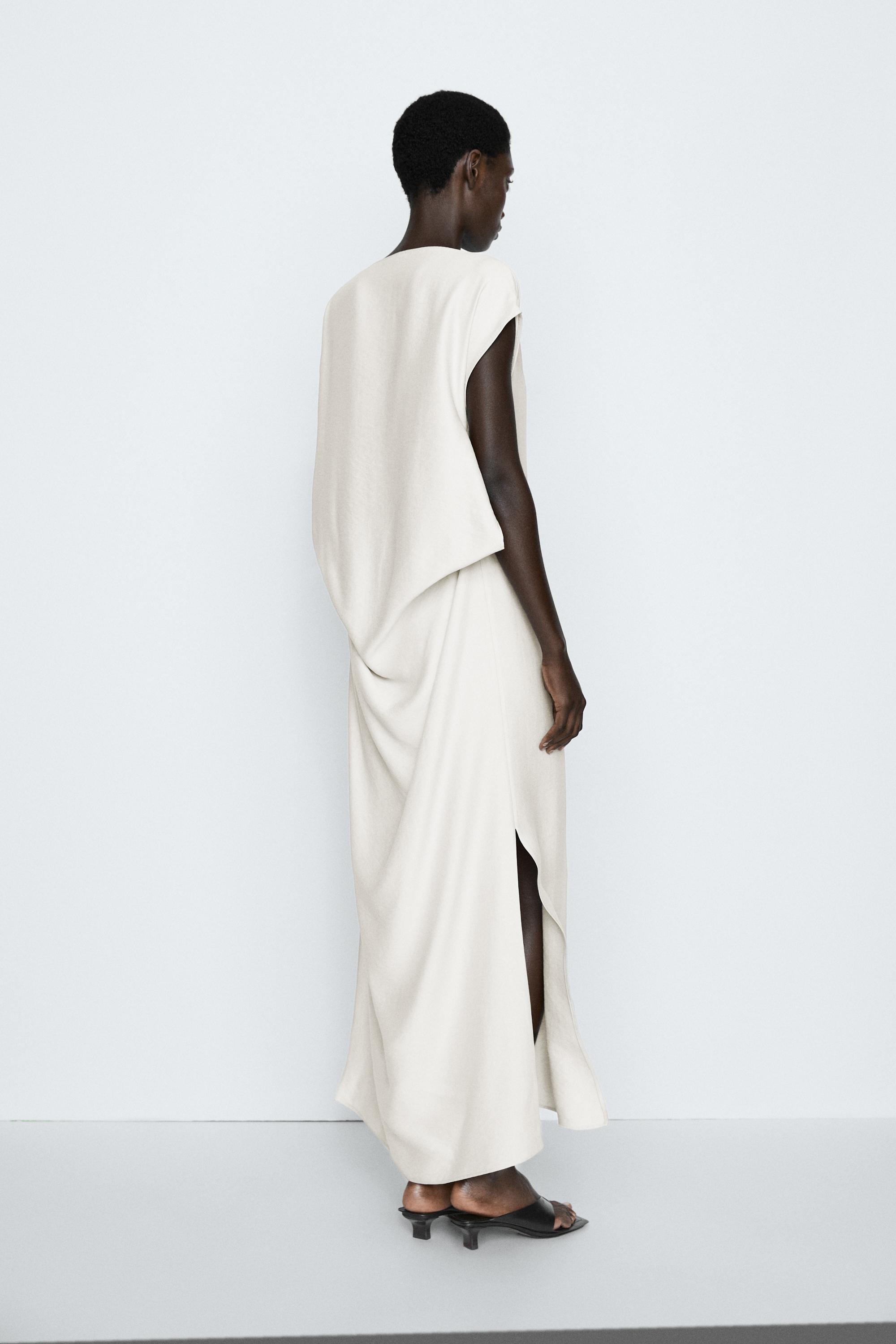 Robe asymétrique drapée - STUDIO