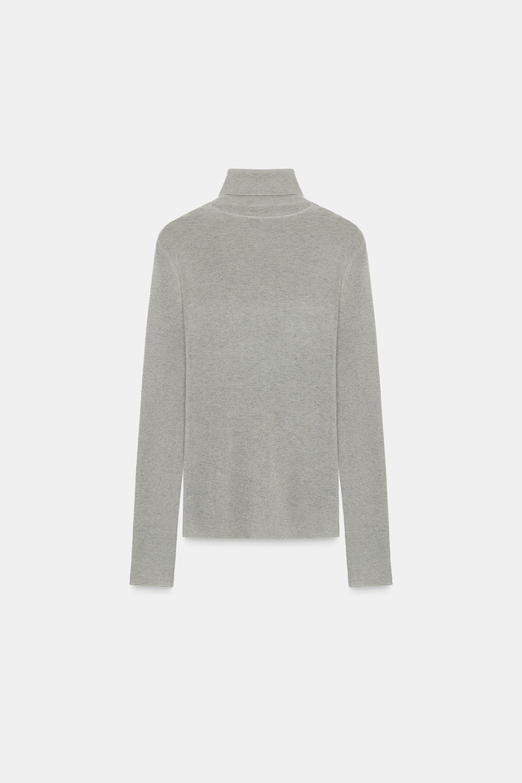 WOOL BLEND HIGH NECK JUMPER