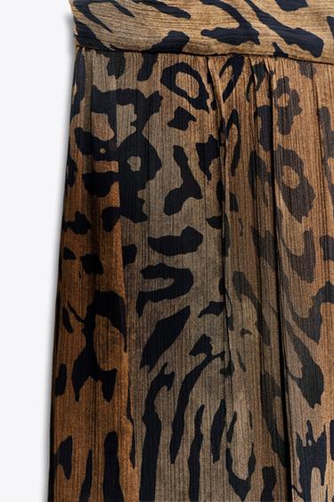 ANIMAL PRINT BALLOON TROUSERS ZW COLLECTION - Leopard by Zara - Image 3