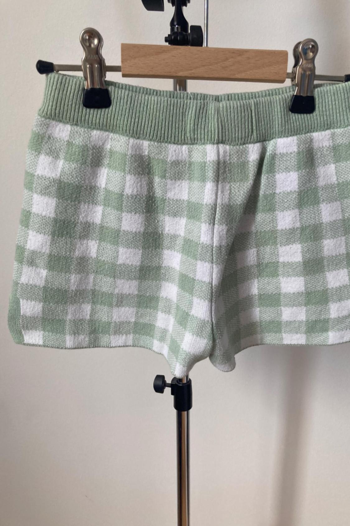 GINGHAM KNIT BERMUDA SHORTS - Image 2