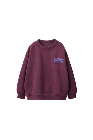 SUADOIRO ESTAMPADO TEXTO - Granate de Zara