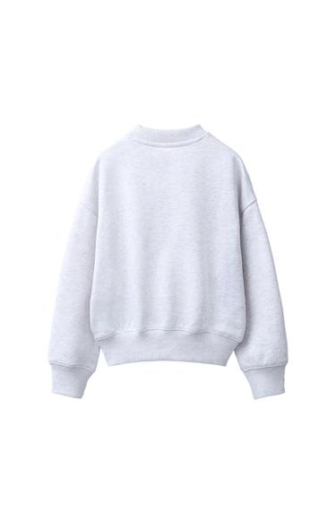 SOLID JOGGING SWEATSHIRT — Gray marl 2