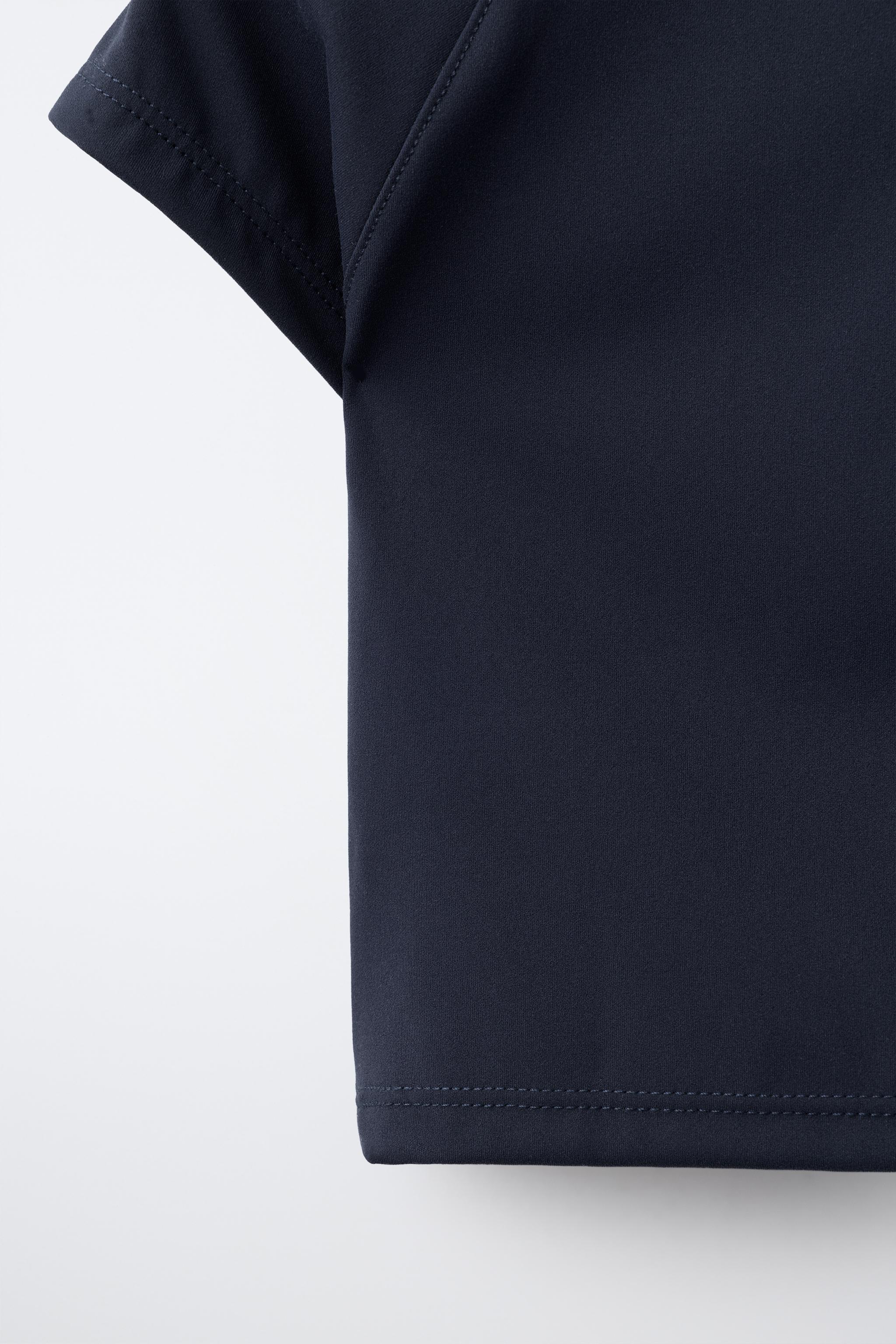 SPORTY CONTRAST PIPING T-SHIRT