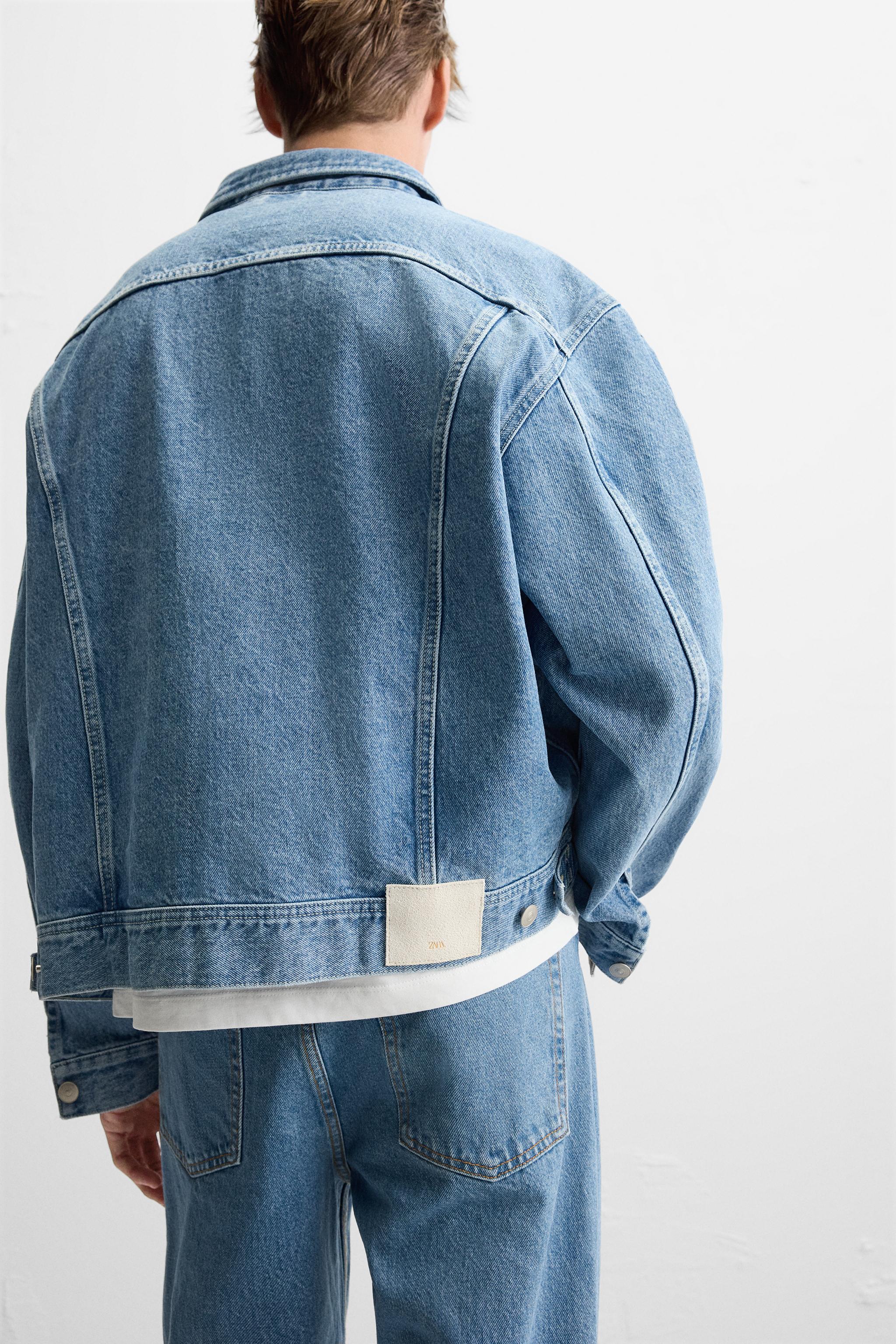 Zara giubbotto jeans uomo top