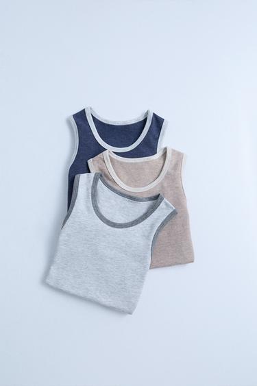 TIMELESS- PACK DE TRES CAMISETAS VIVO CONTRASTE - Multicolor de Zara