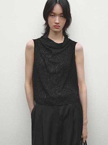 Zara Top with beading - Black