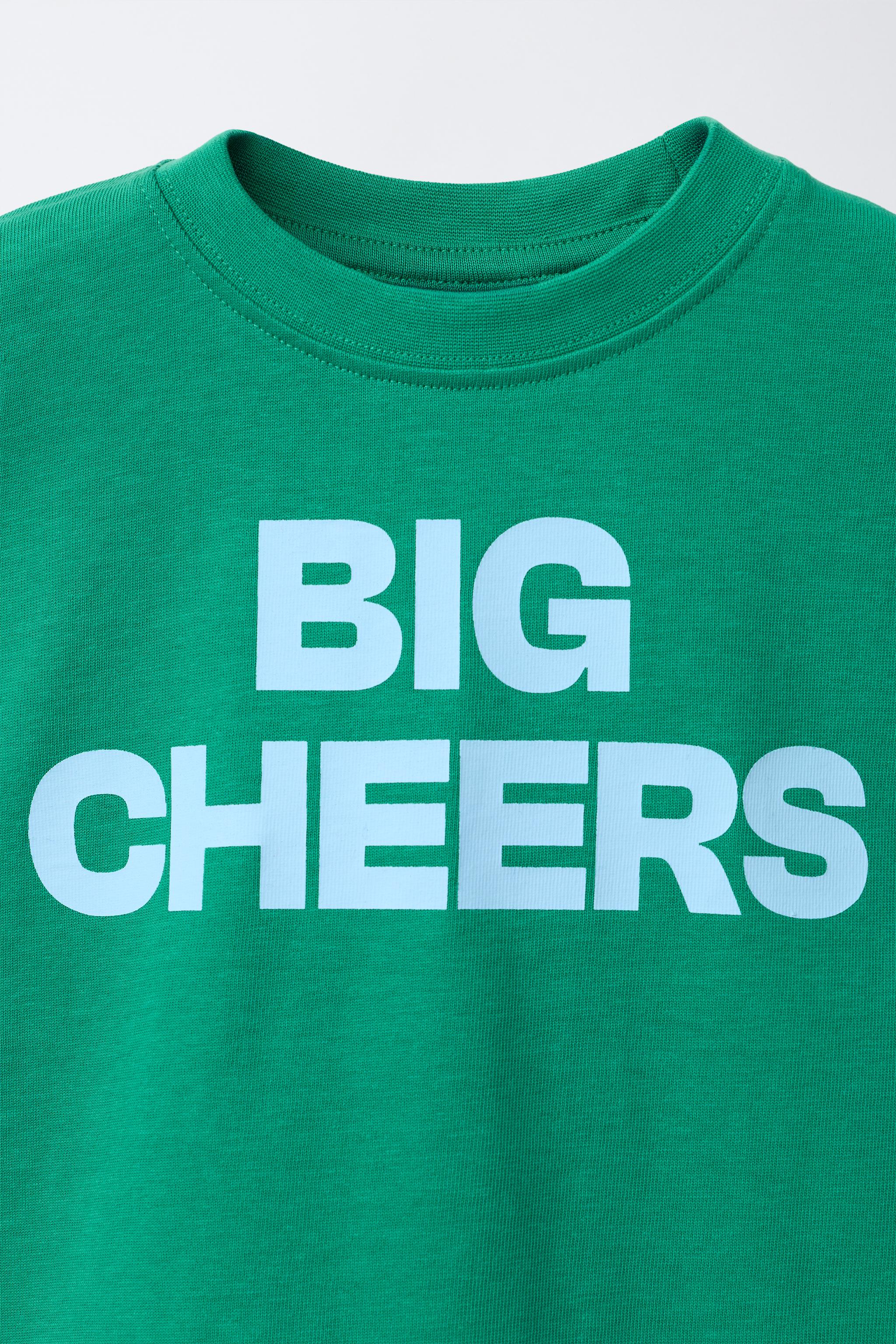 EMBROIDERED TEXT PATCH T-SHIRT