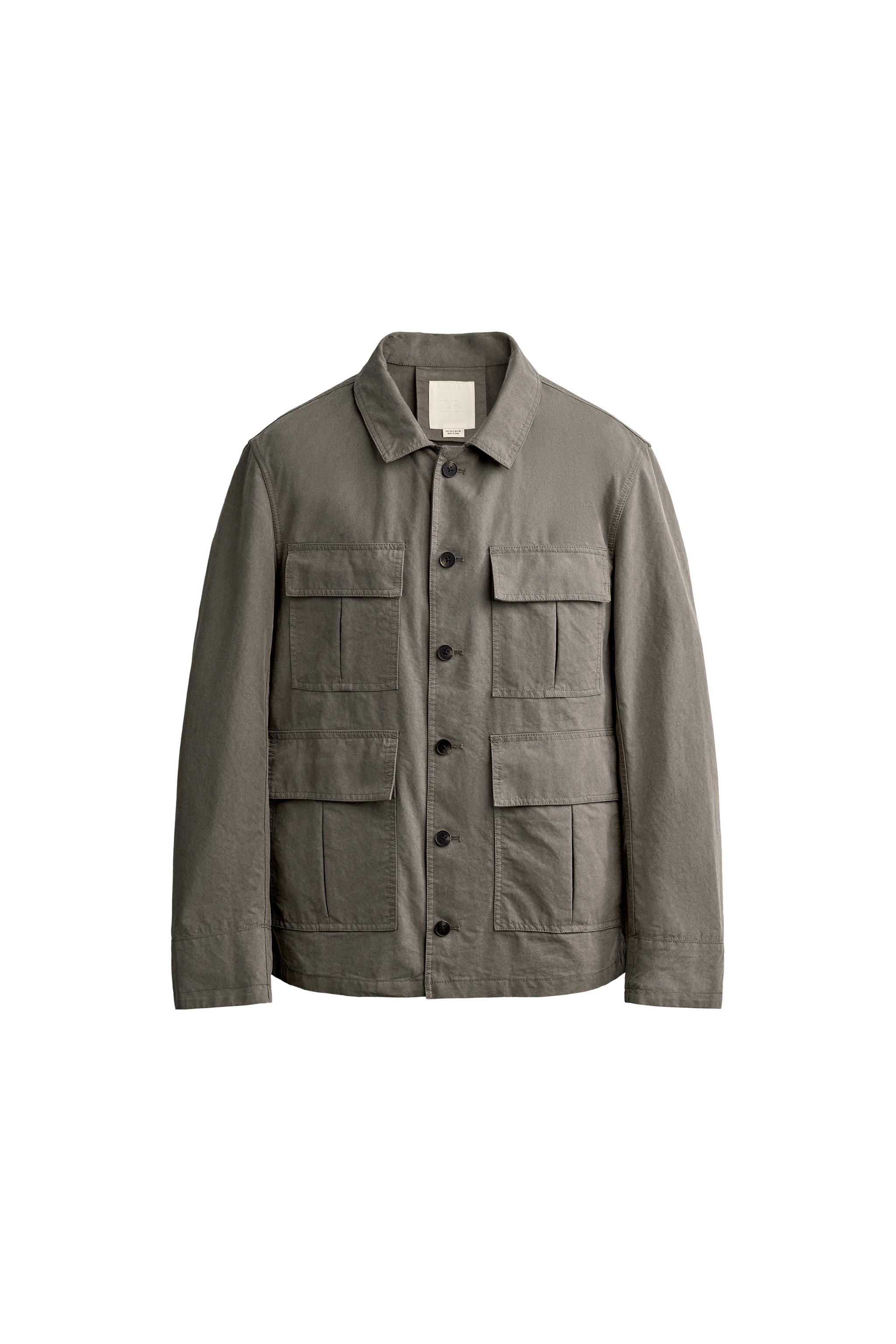 CAZADORA RELAXED FIT BOLSILLOS UTILITY
