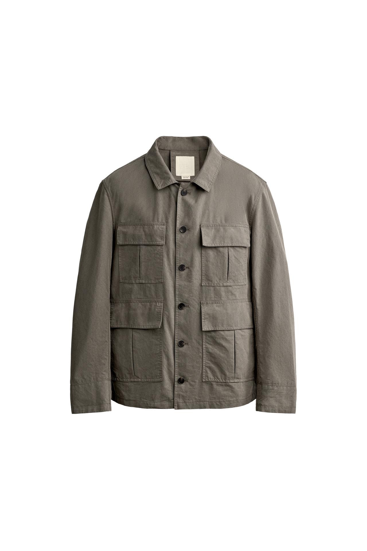 RELAXED FIT UTILITY POCKET JACKET
