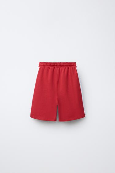 SHORT EN MOLLETON NBA - CHICAGO BULLS - Rouge de Zara - Image 1