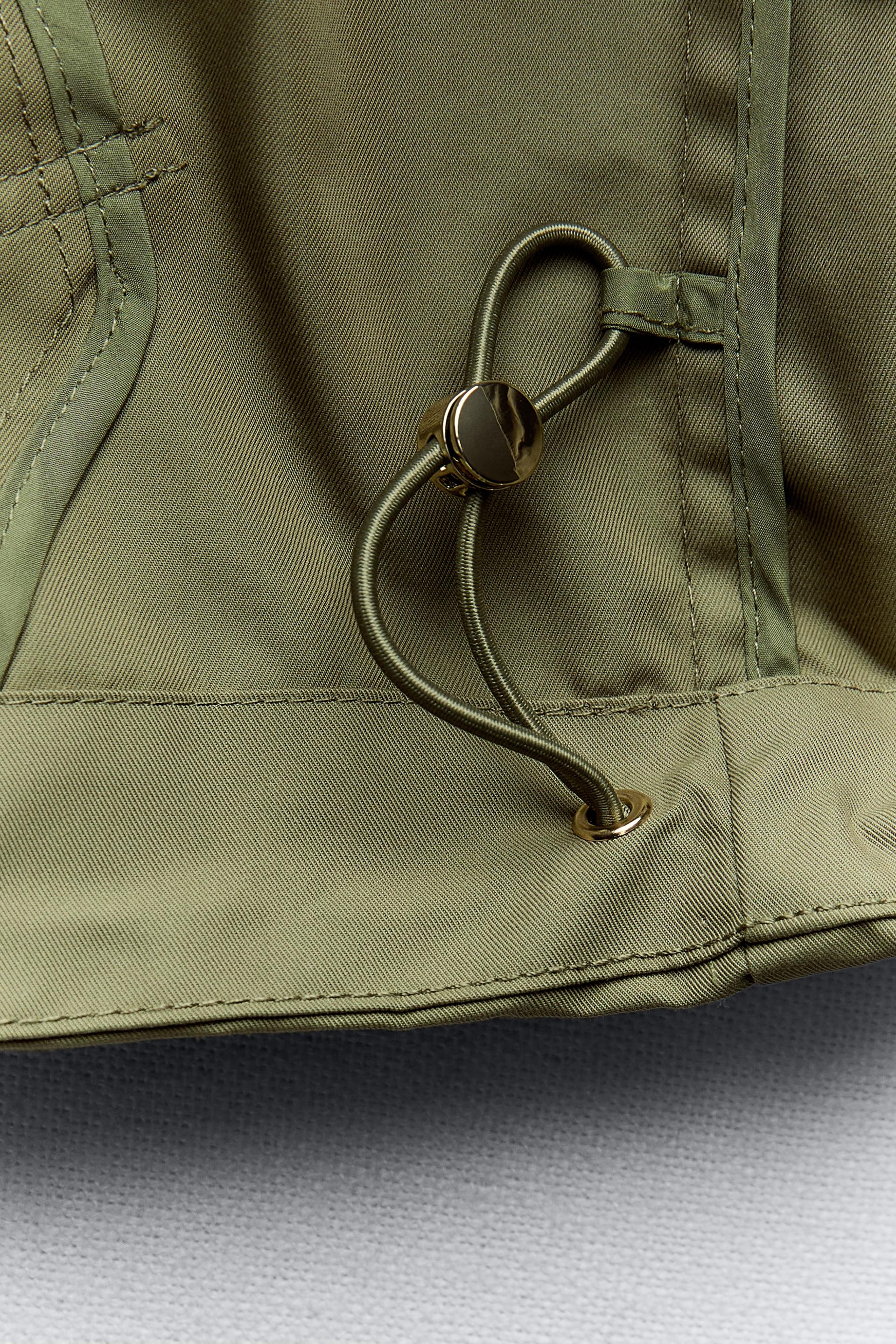 KAPYUSHONLI JAKET - Light khaki