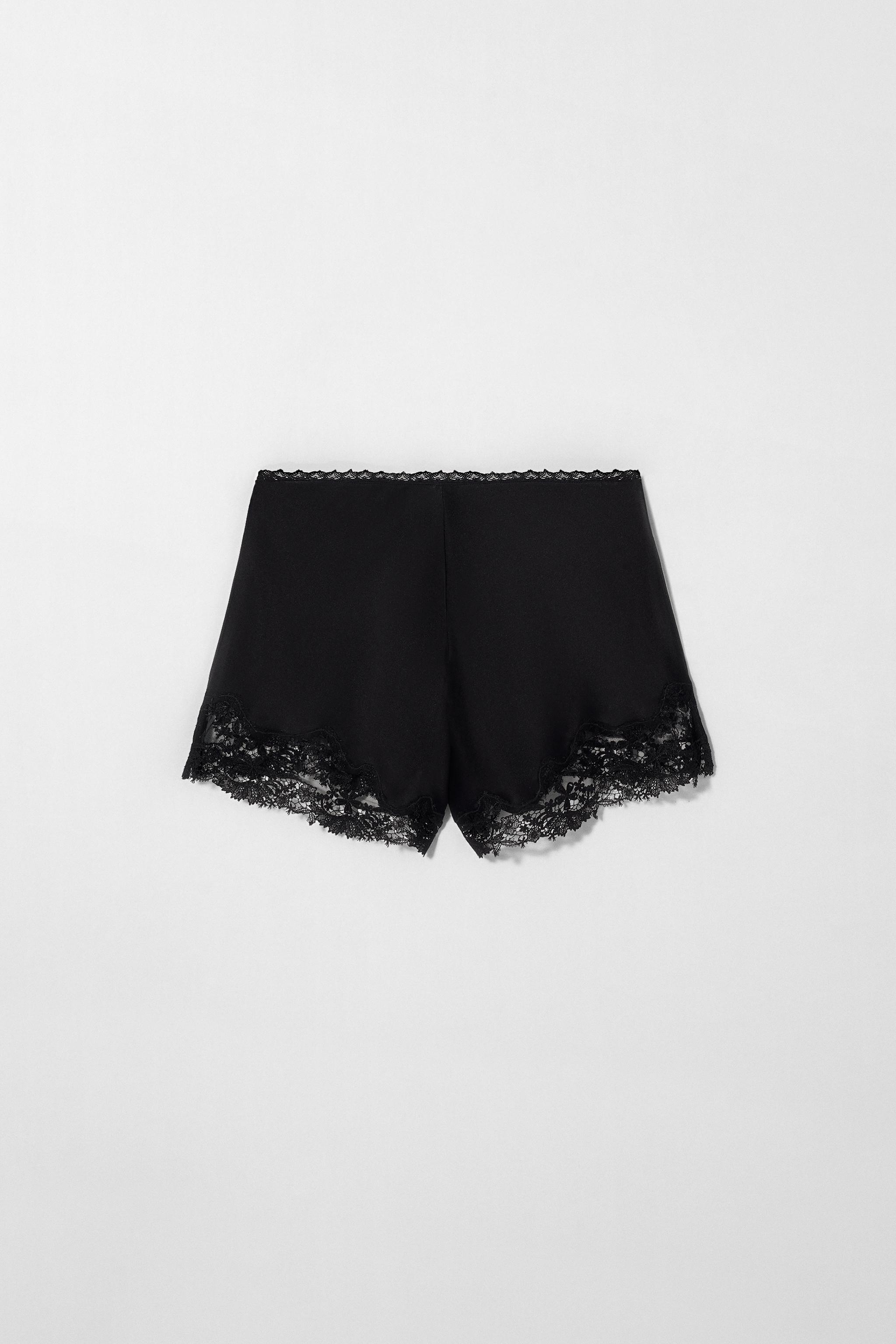 【ZARA】レザーショーツ ― ケイト・モス   5479/058/800 ○#KATE MOSS X ZARA LEATHER SHORTS○ Black | 5479/058/800