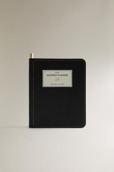 WEEKLY POCKET PLANNER - Black by Zara - Image 0