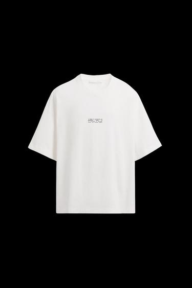 Zara GRAPHIC PRINT T-SHIRT - White - Image 0