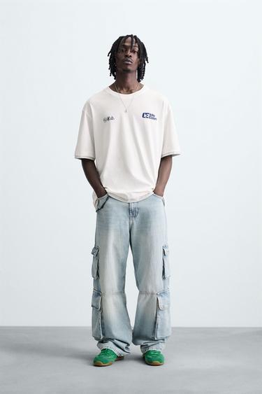 PRINTED SLOGAN T-SHIRT - White by Zara