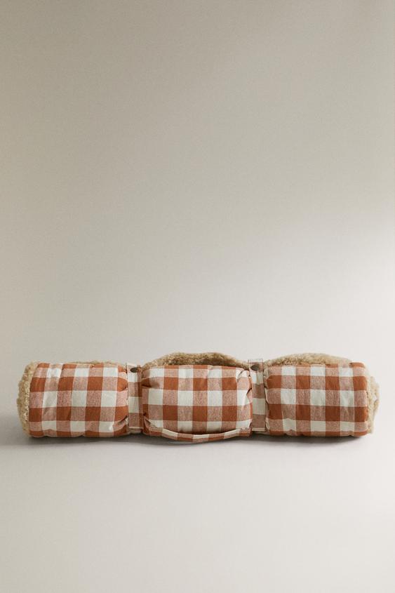 HAUSTIERDECKE MIT VICHYKAROS - Orange von Zara - Bild 0