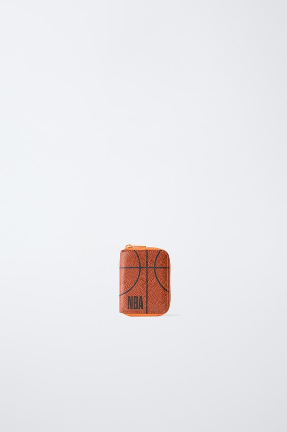 Детский кошелёк Zara NBA Basketball Wallet - Multi Teams, цвет: Оранжевый