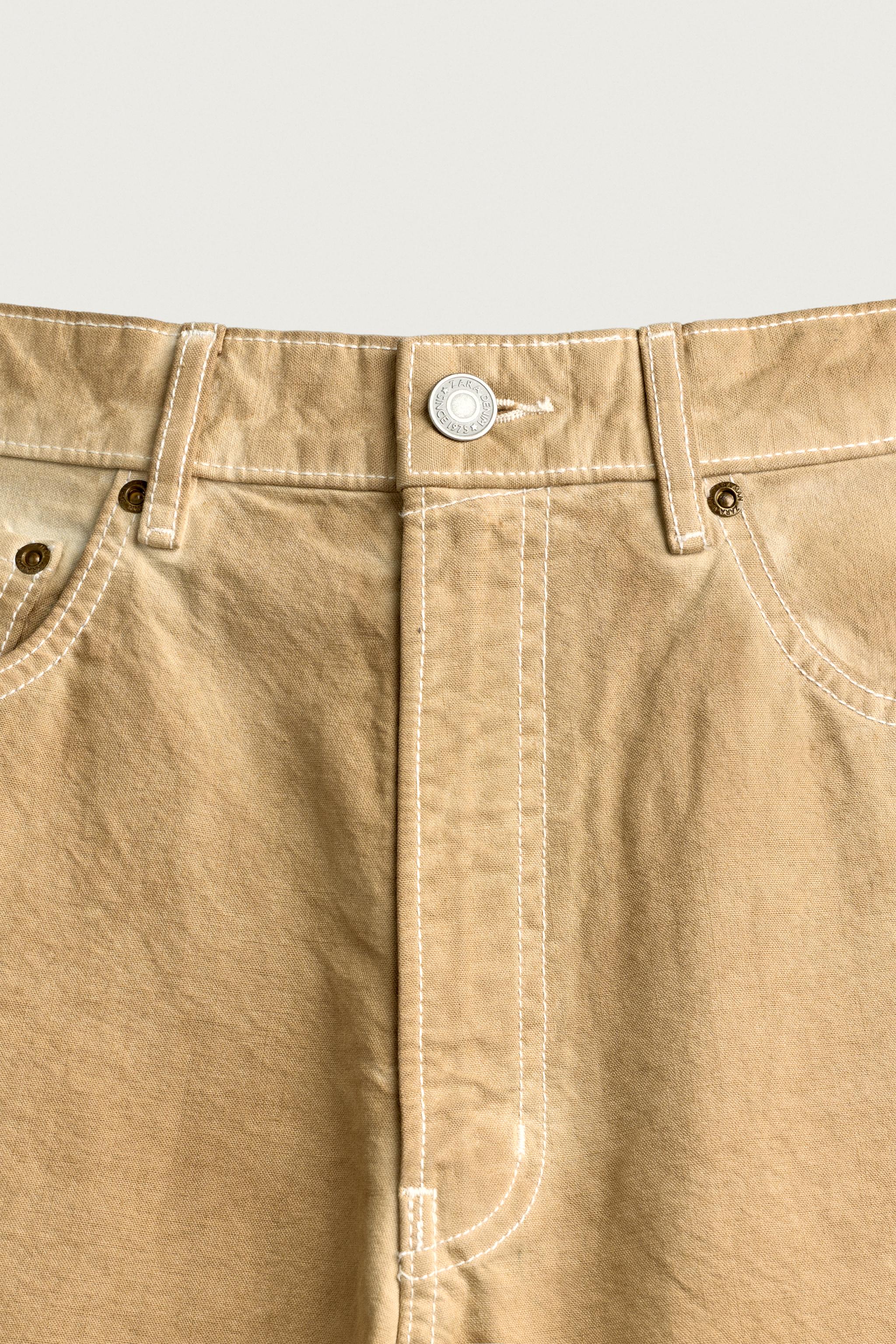 IRREGULAR WASH LOOSE FIT JEANS