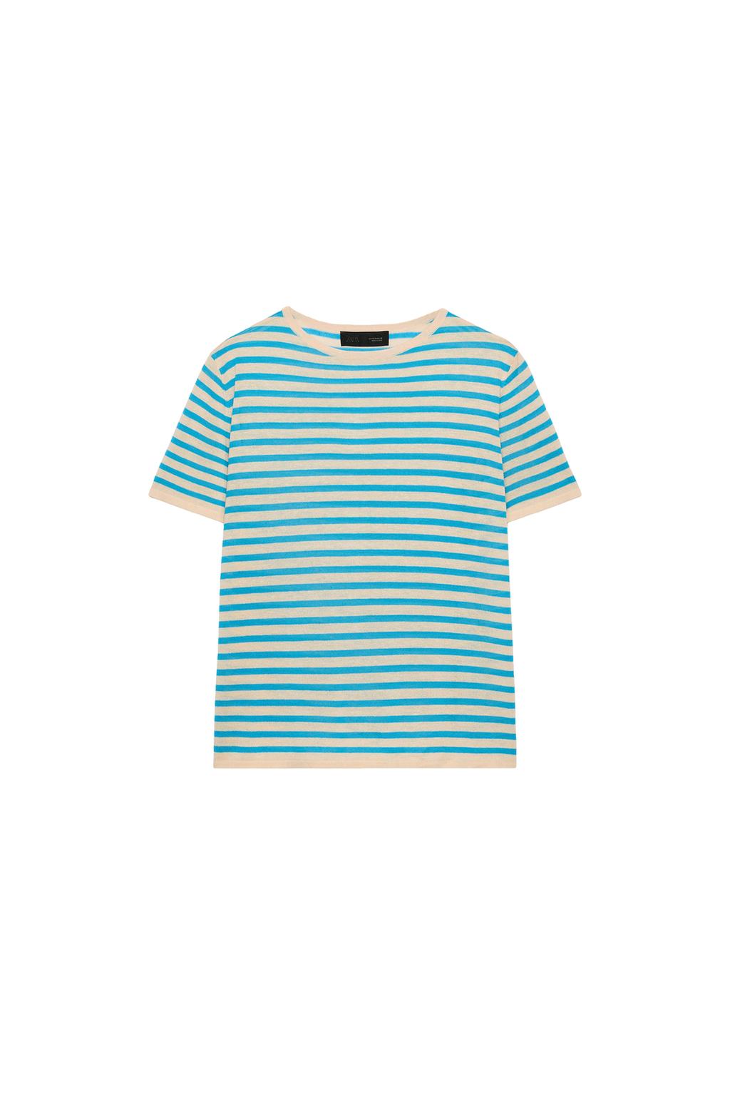 STRIPED KNIT TOP - image 4