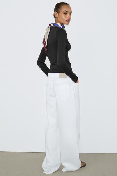 DRAPED POLYAMIDE TOP - Black by Zara - Image 5