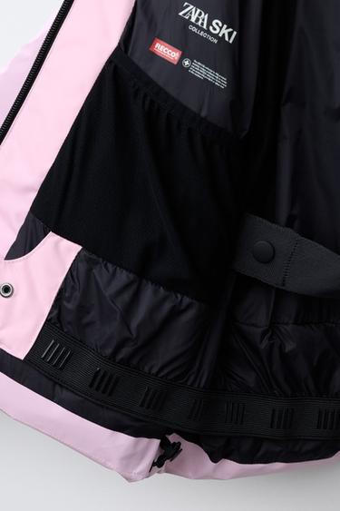DOUDOUNE 80 % DUVET ET 20 % PLUME MÉTALLISÉE WATER RESISTANT ET COUPE-VENT SYSTÈME RECCO® COLLECTION SKI - Rose de Zara - Image 8