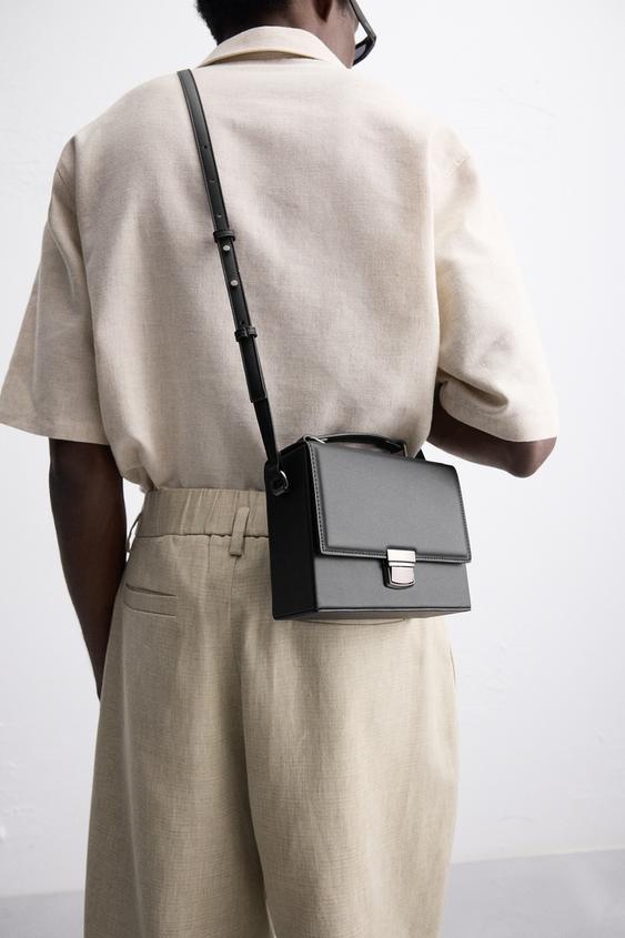BOX CROSSBODY BAG - Black de Zara - Imagen 0