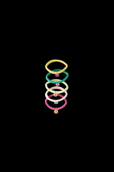 FIVE-PACK OF FRUIT CHARM HAIRBANDS - Multicoloured by Zara - Image 0
