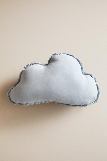 COUSSIN ENFANT LIN NUAGE - Bleu clair de Zara