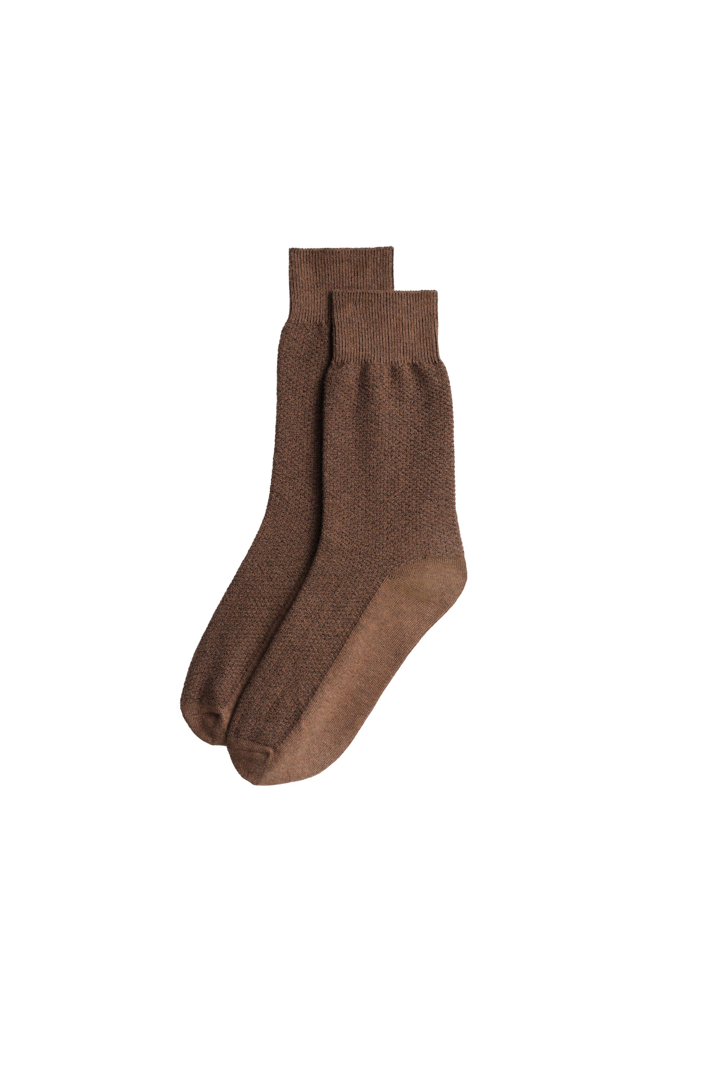 TEXTURED KNIT SOCKS