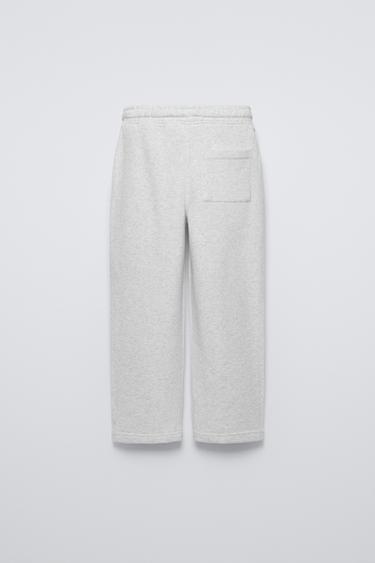 PANTALON DE JOGGING BRODÉ - Gris chiné de Zara - Image 1