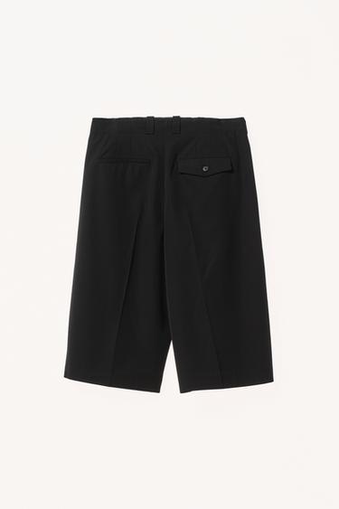 SHORT PLISSÉ 100% LAINE WILLY CHAVARRIA X ZARA - Noir de Zara - Image 4