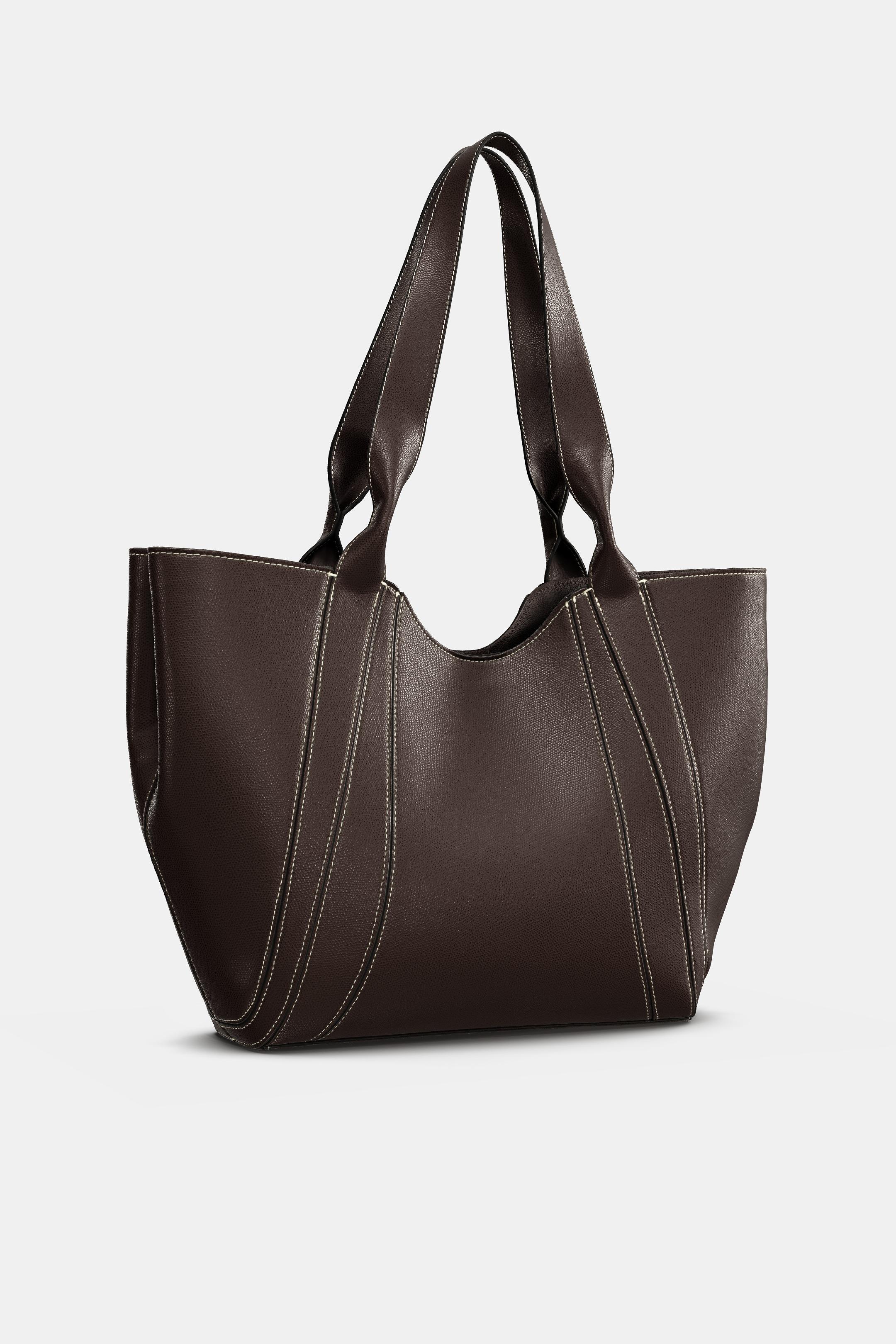 حقيبة MAXI SHOPPER - بني by Zara