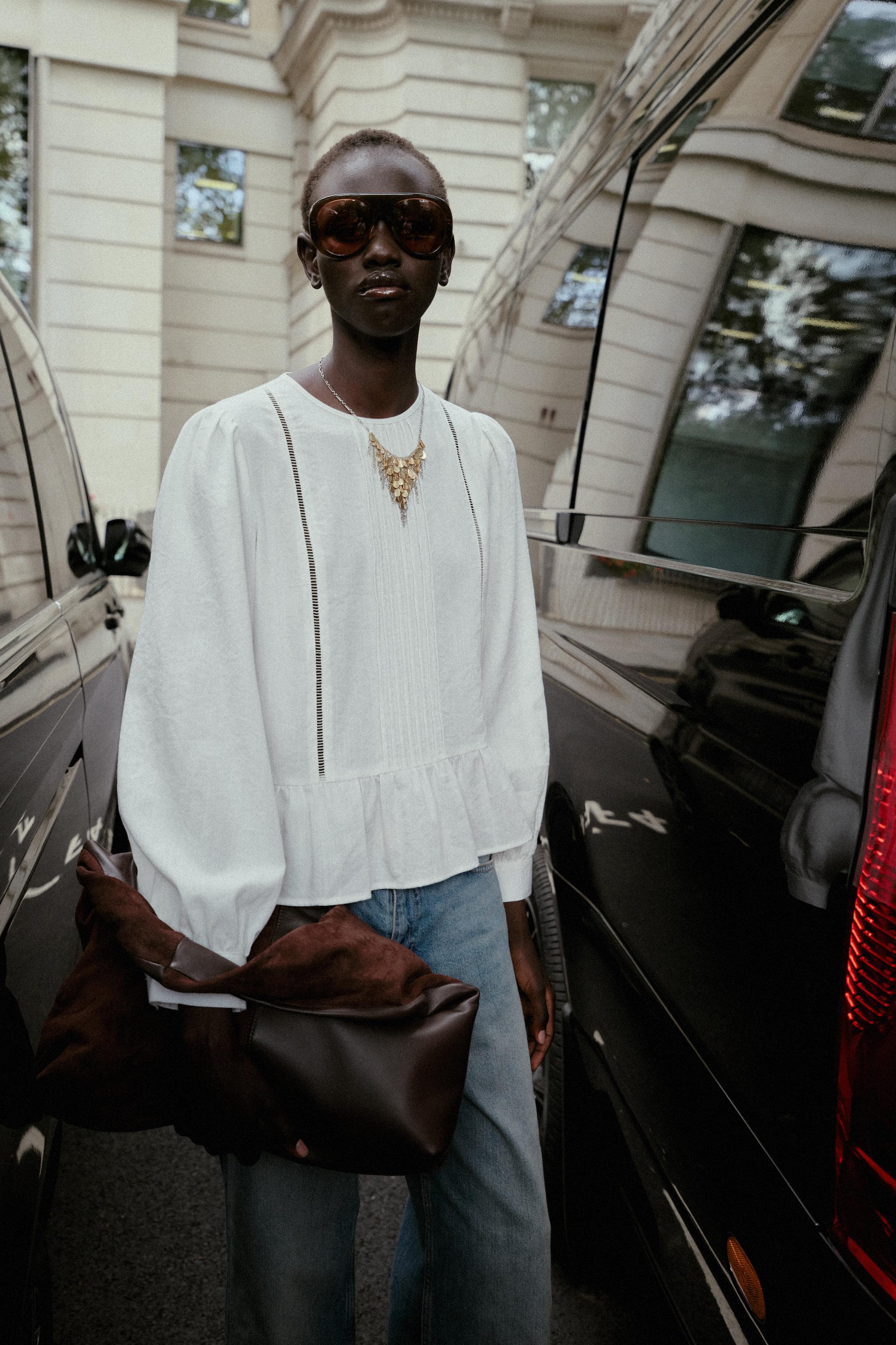 BLOUSE PÉPLUM ENTRE-DEUX