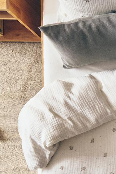 HOUSSE DE COUETTE ENFANT GAZE ÉLÉPHANT - Gris de Zara
