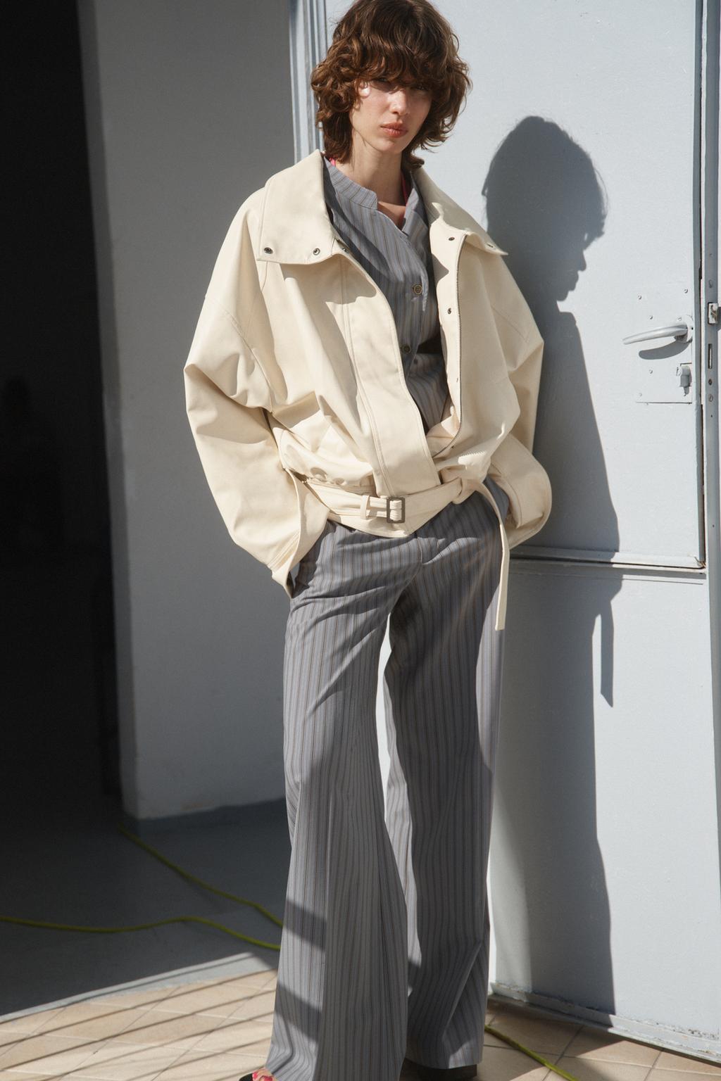FAUX LEATHER BOMBER JACKET - image 2