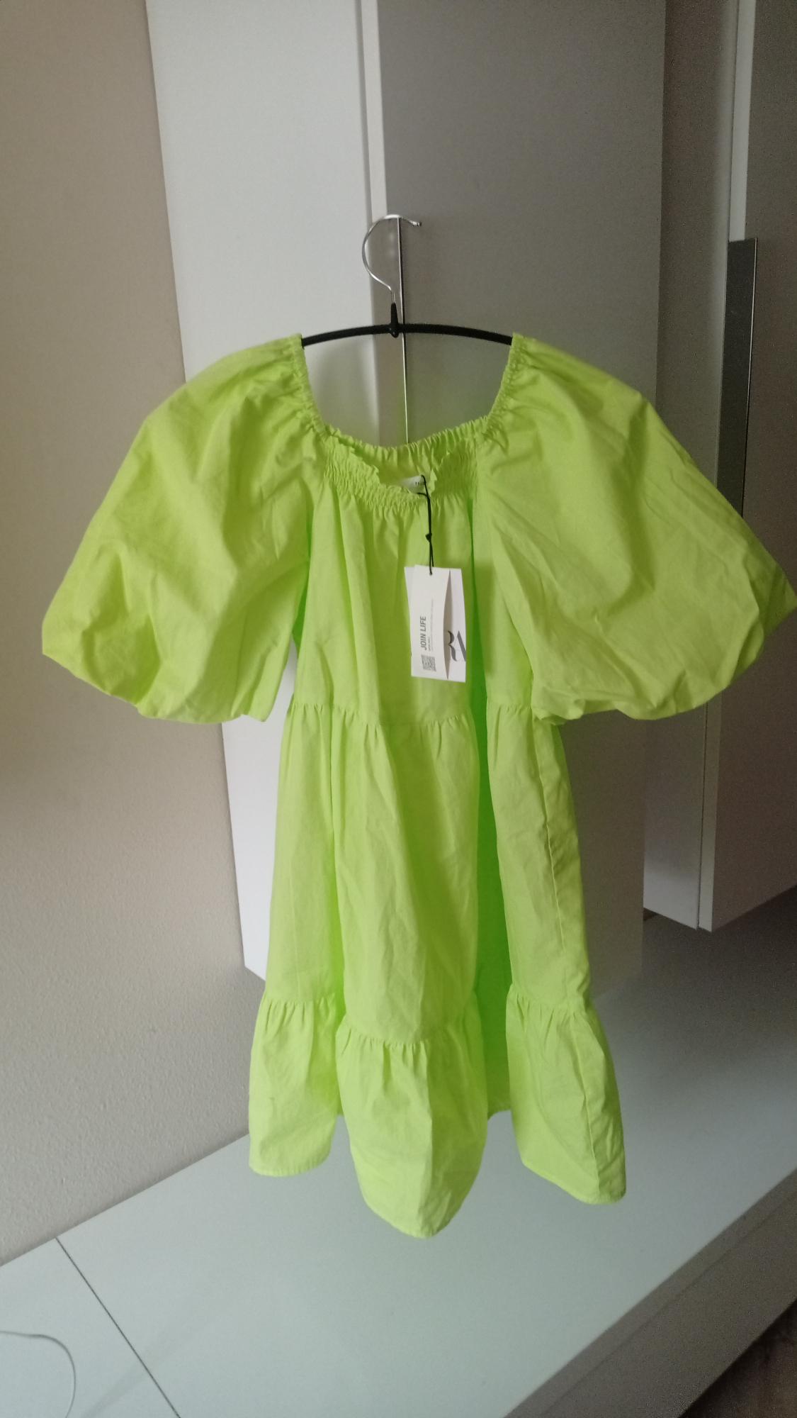 VOLUMINOUS POPLIN DRESS