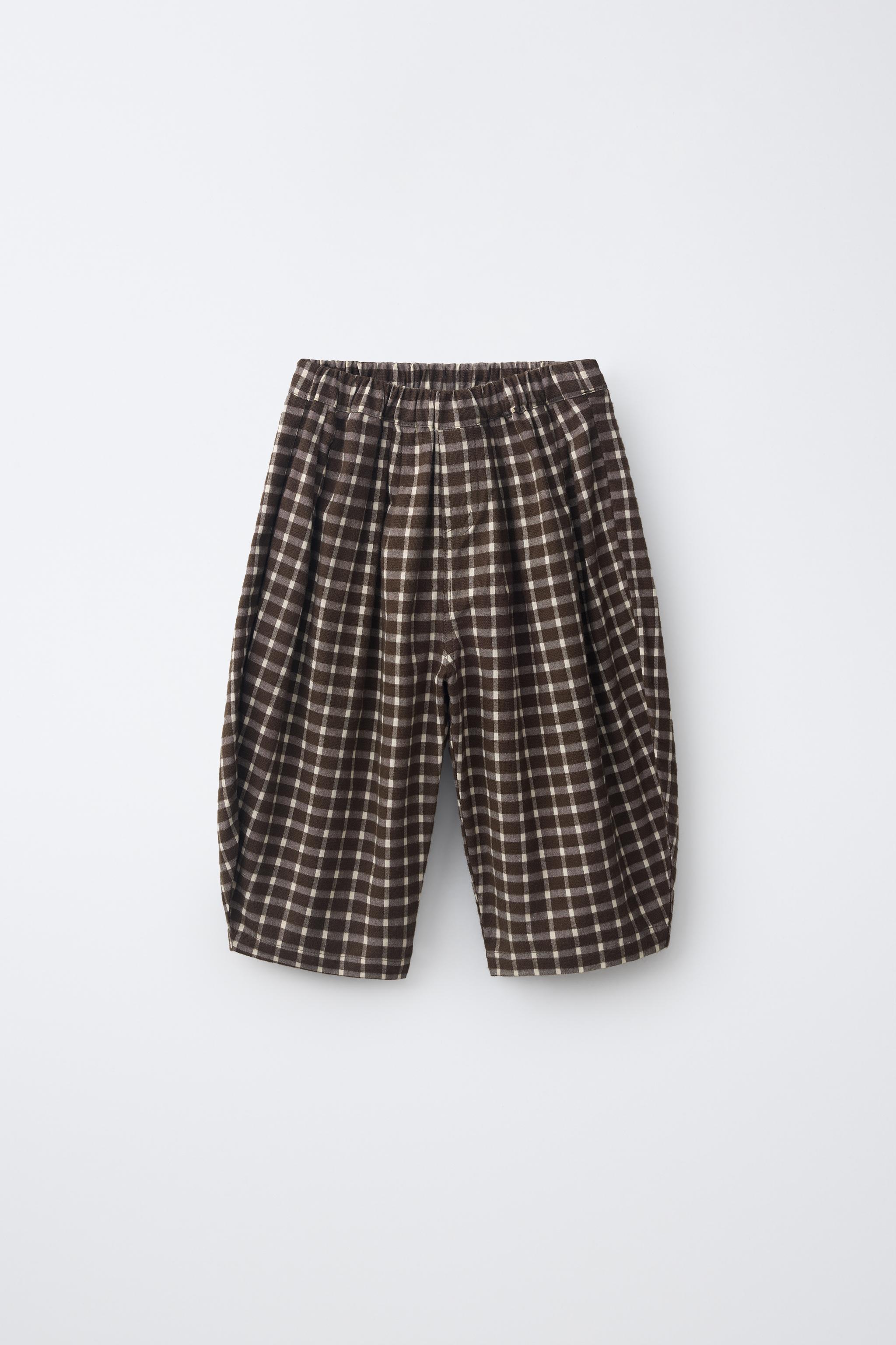 PANTALON BAGGY IMPRIMÉ CARREAUX