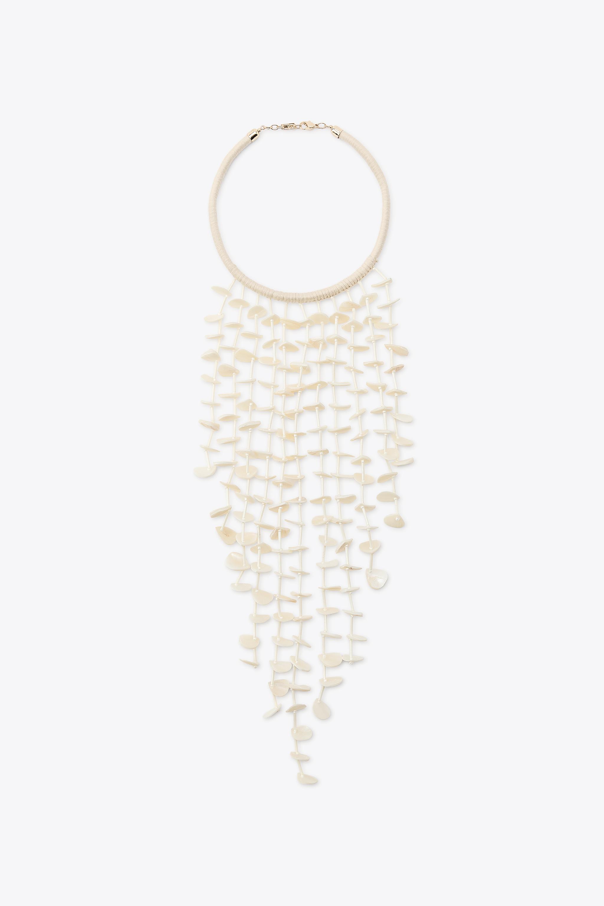 COLLIER LACET COQUILLAGES