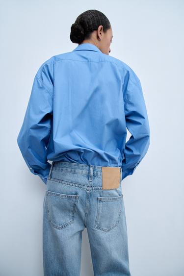 JEAN COLLECTION ZW AVEC COUPE LARGE ET TAILLE MI-HAUTE - Bleu clair de Zara - Image 2