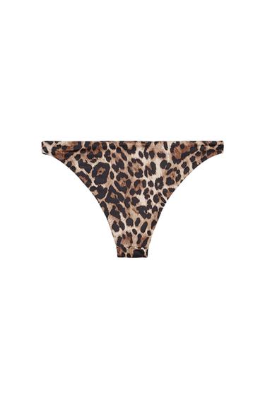ANIMAL PRINT BIKINI BOTTOM - Leopard by Zara