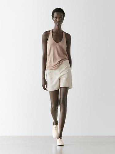 Zara Shorts with fabric detail - 318 - Image 0