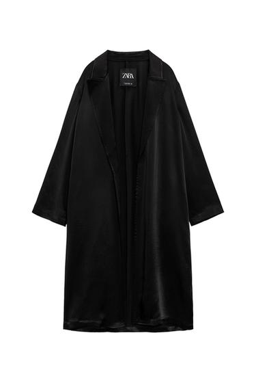 SATIN TRENCH COAT
