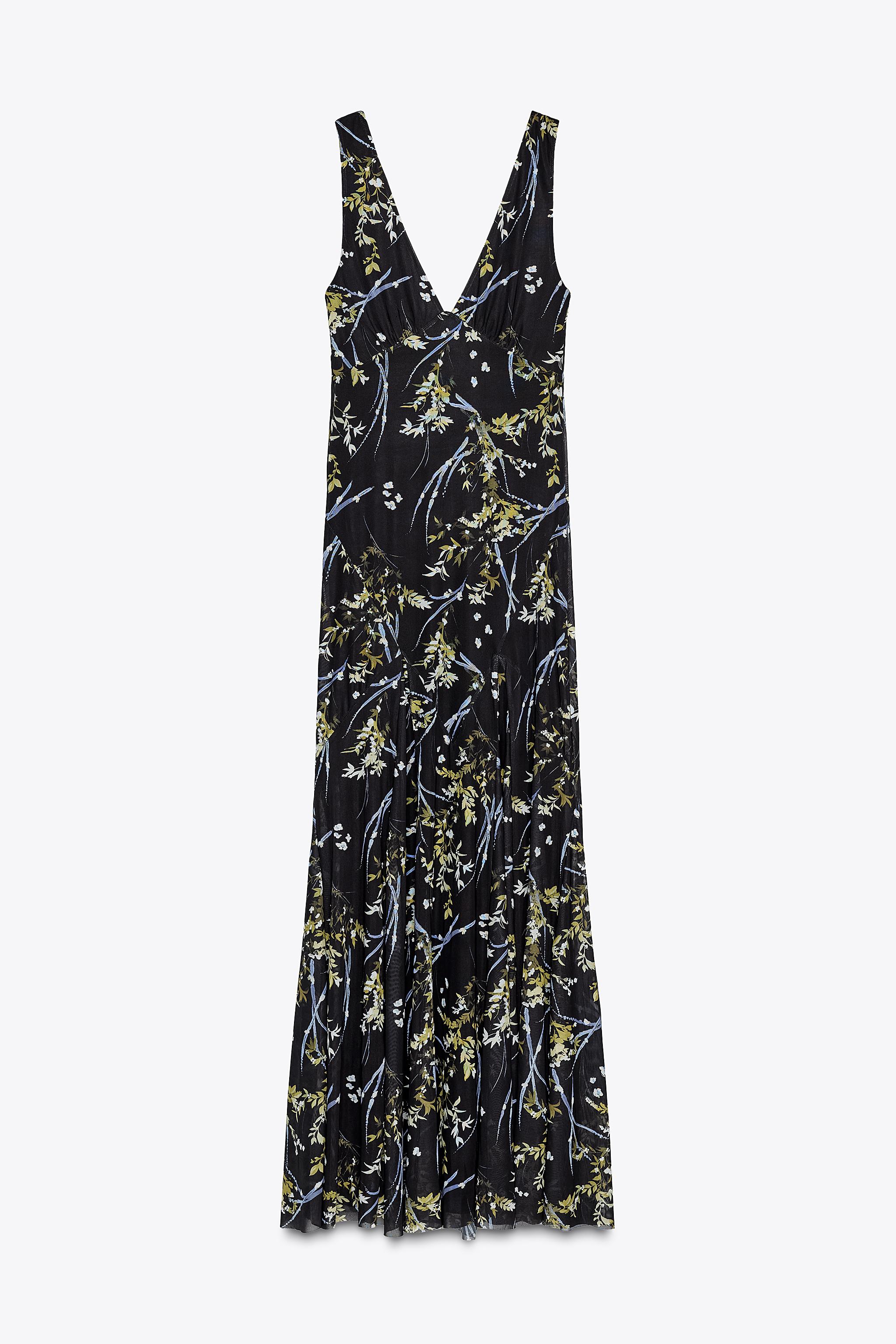 ZARA チュールフラワーロングワンピース 5039/126 org.jpg