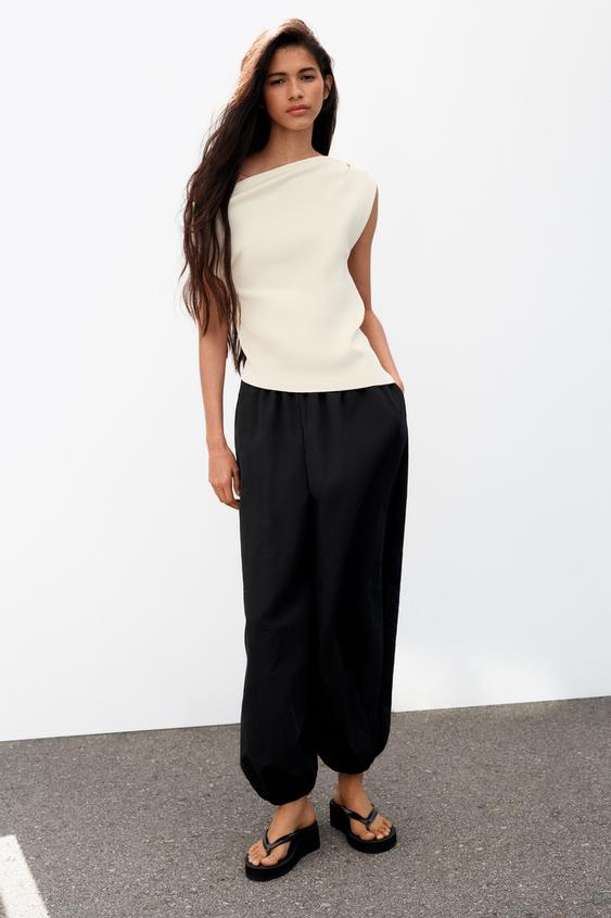 ASYMMETRIC KNIT TOP from Zara - $45.90