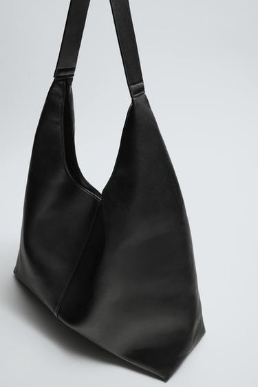 PLAIN TOTE BAG - Black by Zara - Image 4