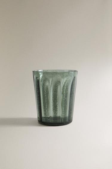 BUBBLED ACRYLIC TUMBLER - Green by Zara - Image 0