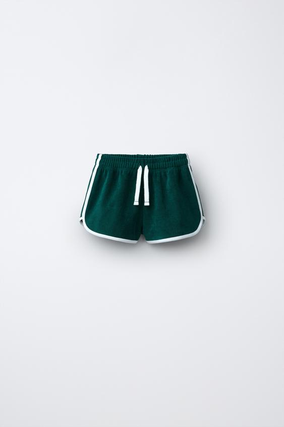 BERMUDA EFECTO TOALLA PENN © - Verde de Zara - Imagen 0