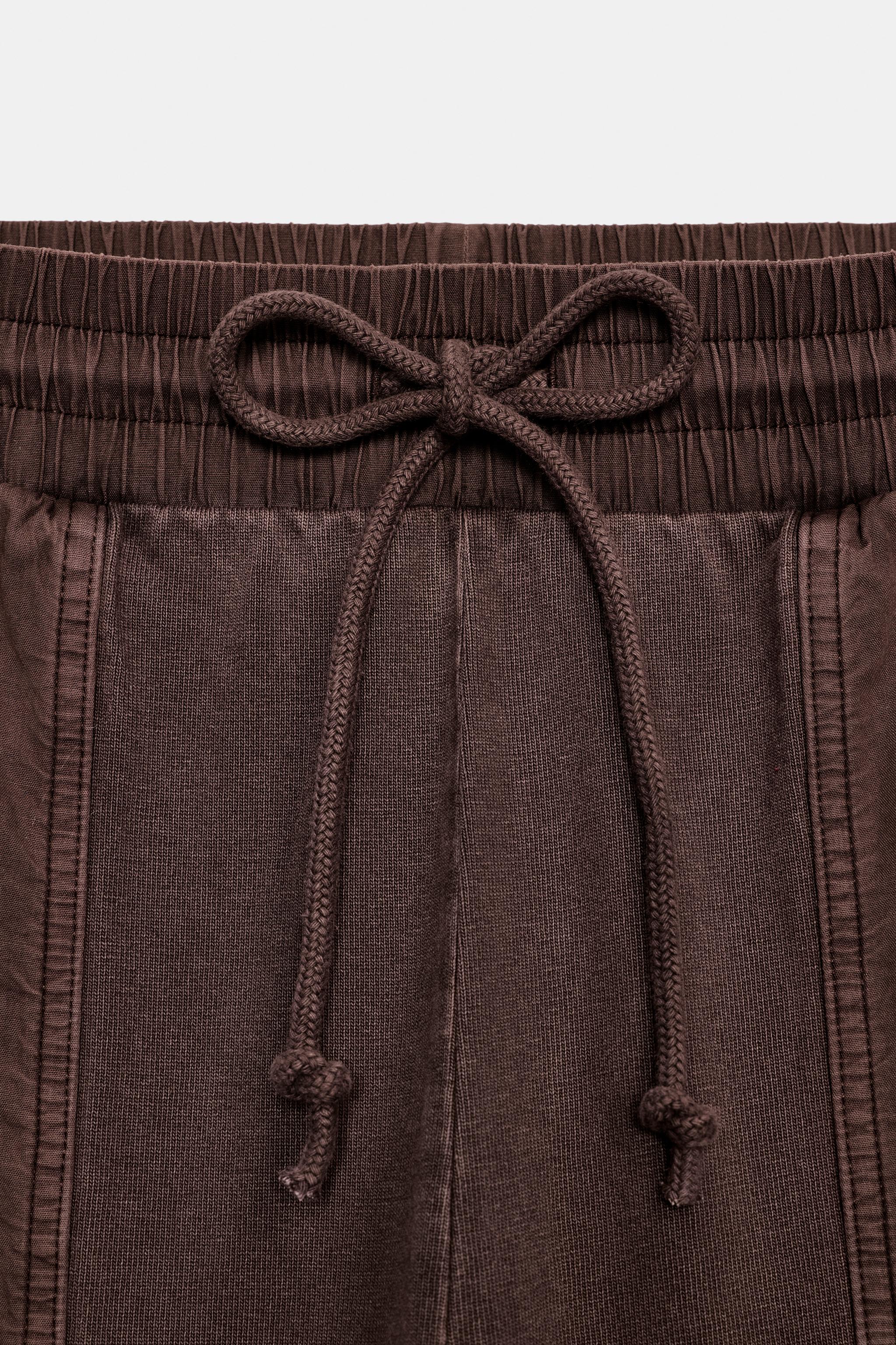 PANTALON CARGO EFFET DÉLAVÉ