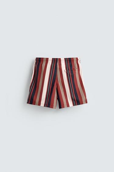 MAILLOT DE BAIN MI-LONG À RAYURES - Multicolore de Zara - Image 6